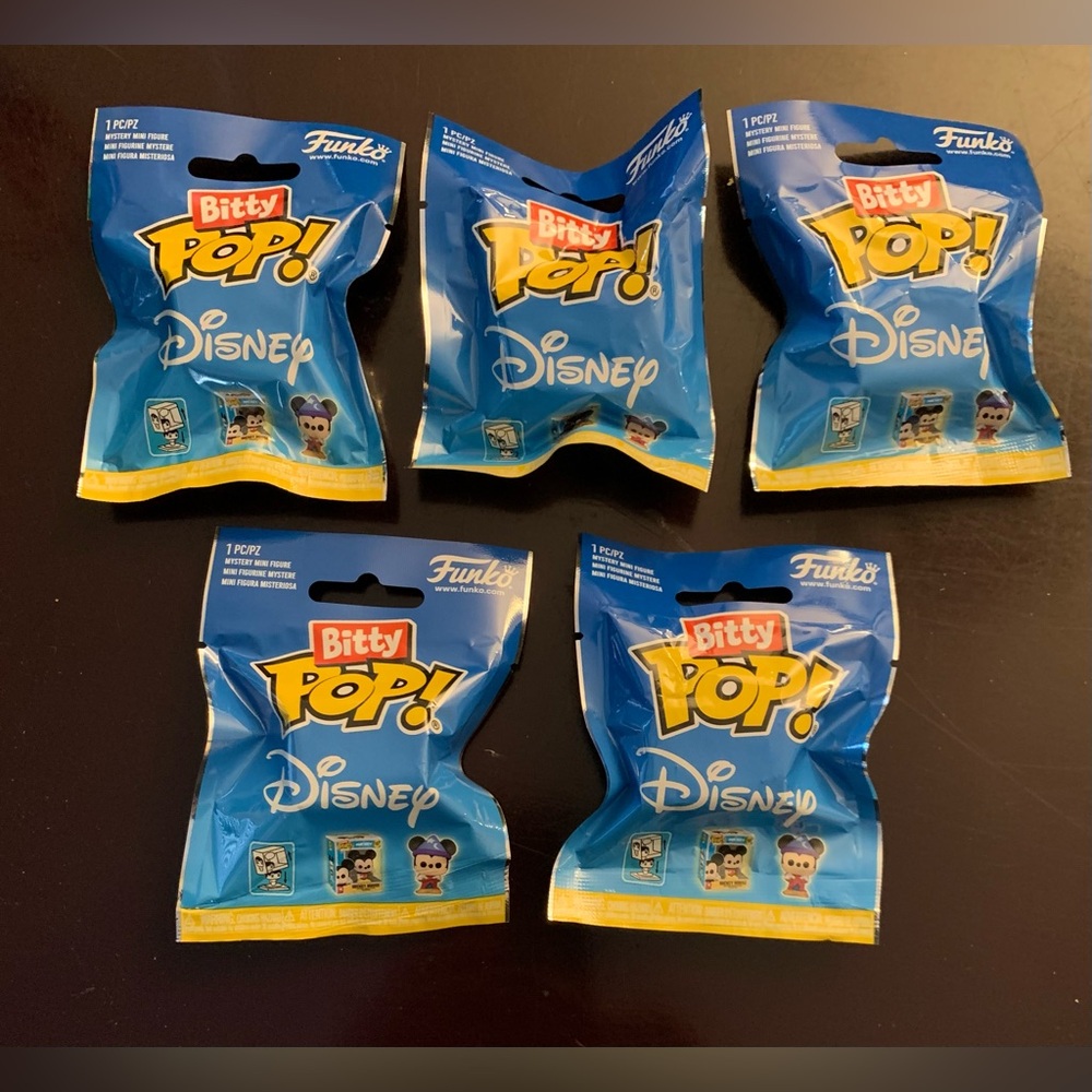 (5x) Funko Bitty Pop! Disney Blind Bags